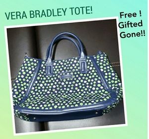 Vera Bradley Large Bag/Tote(gifted to customer)